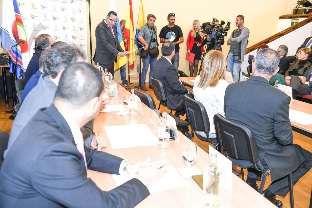 Toma de posesión del nuevo presidente de la Mancomunidad del Norte de Gran Canaria