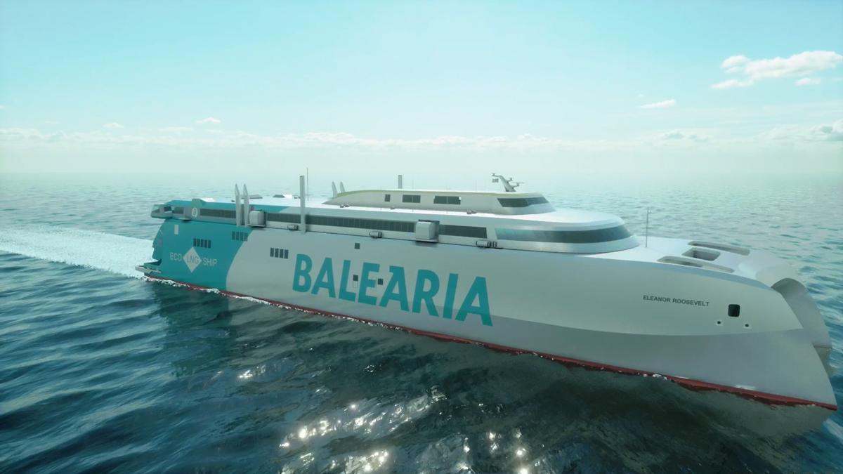 El nuevo ferry rápido que conectará Dénia con Ibiza y Mallorca