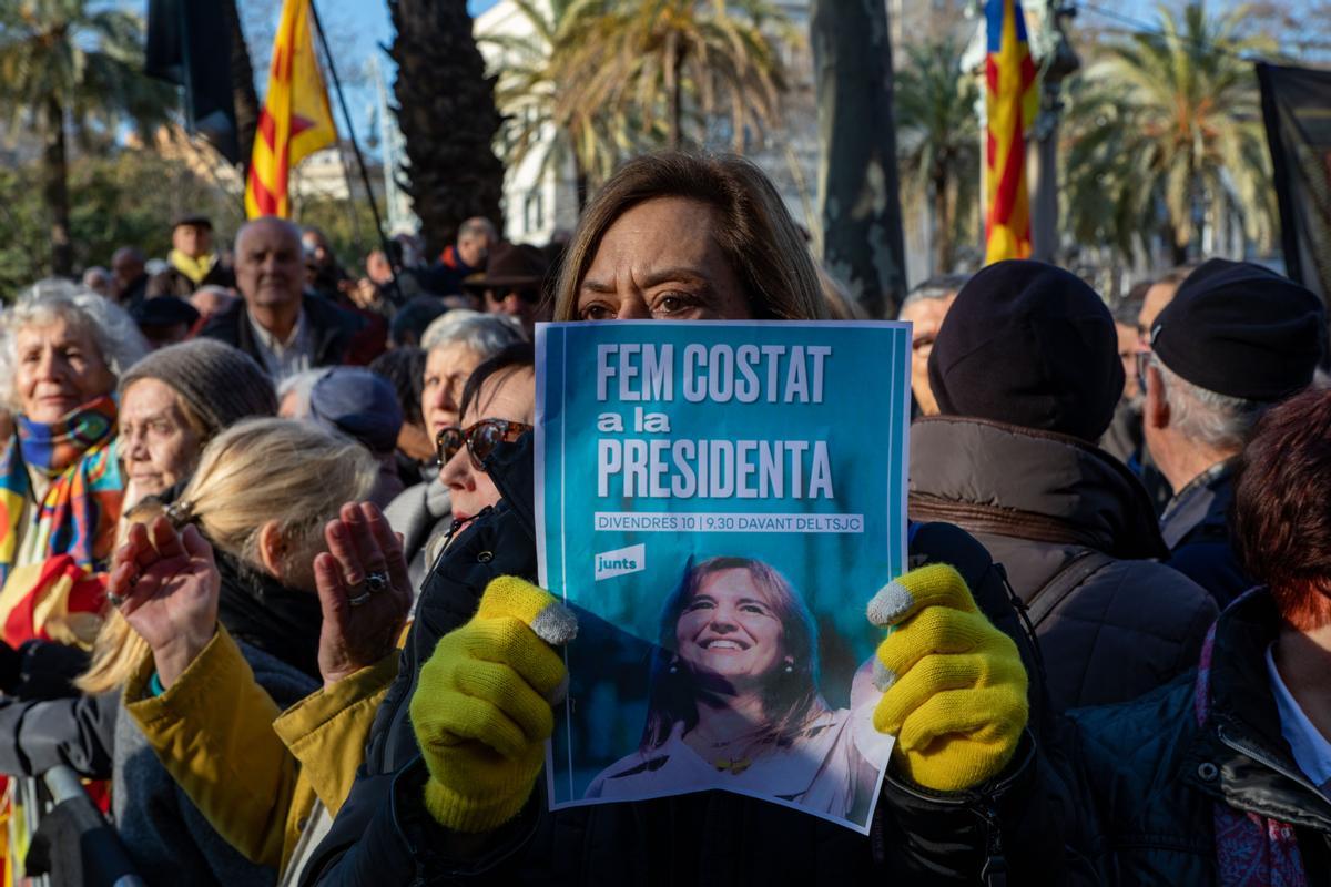 Laura Borràs, en su juicio ante el Tribunal Superior de Justícia de Catalunya