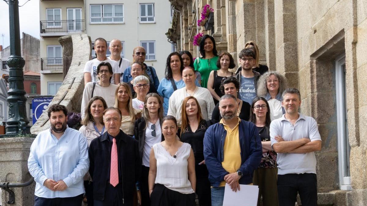 Inauguración del taller de empleo en Betanzos.