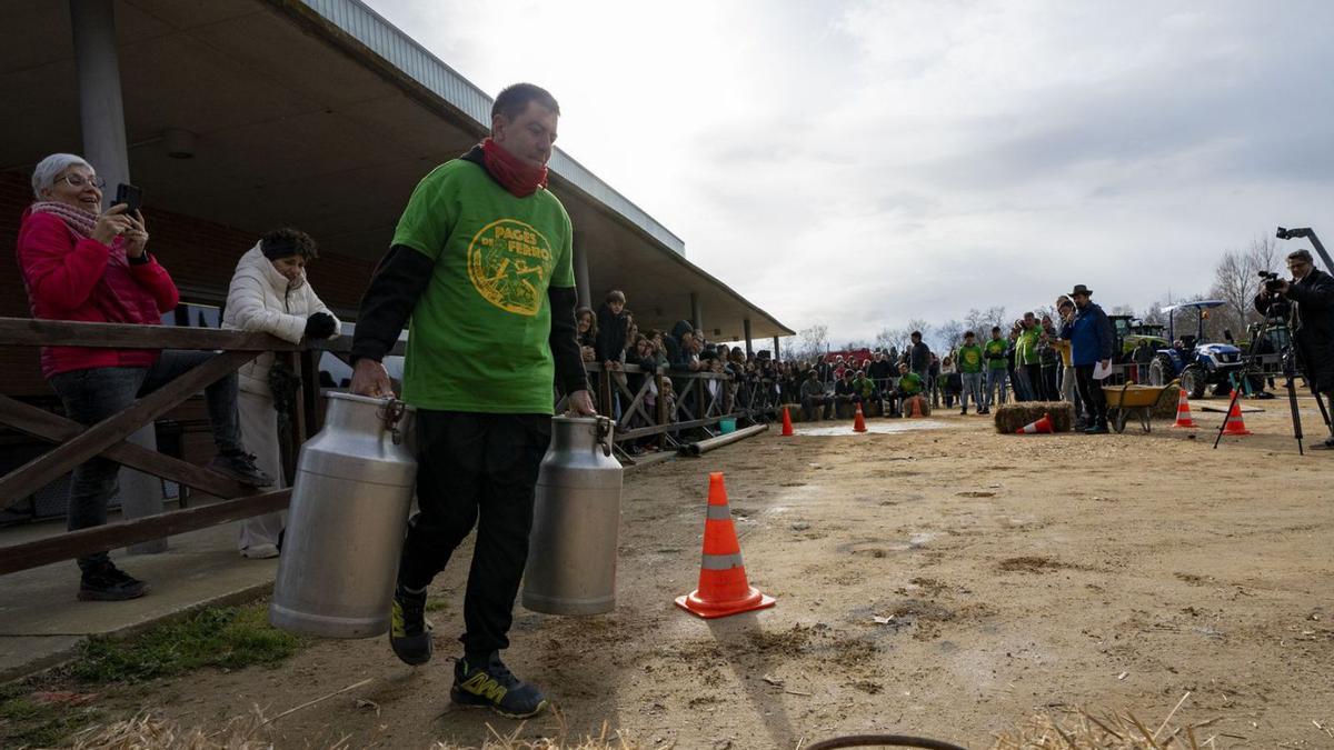 Gimcana "El pagès de ferro", celebrada en el marc de la Fira del Camp a la Taula 2025.