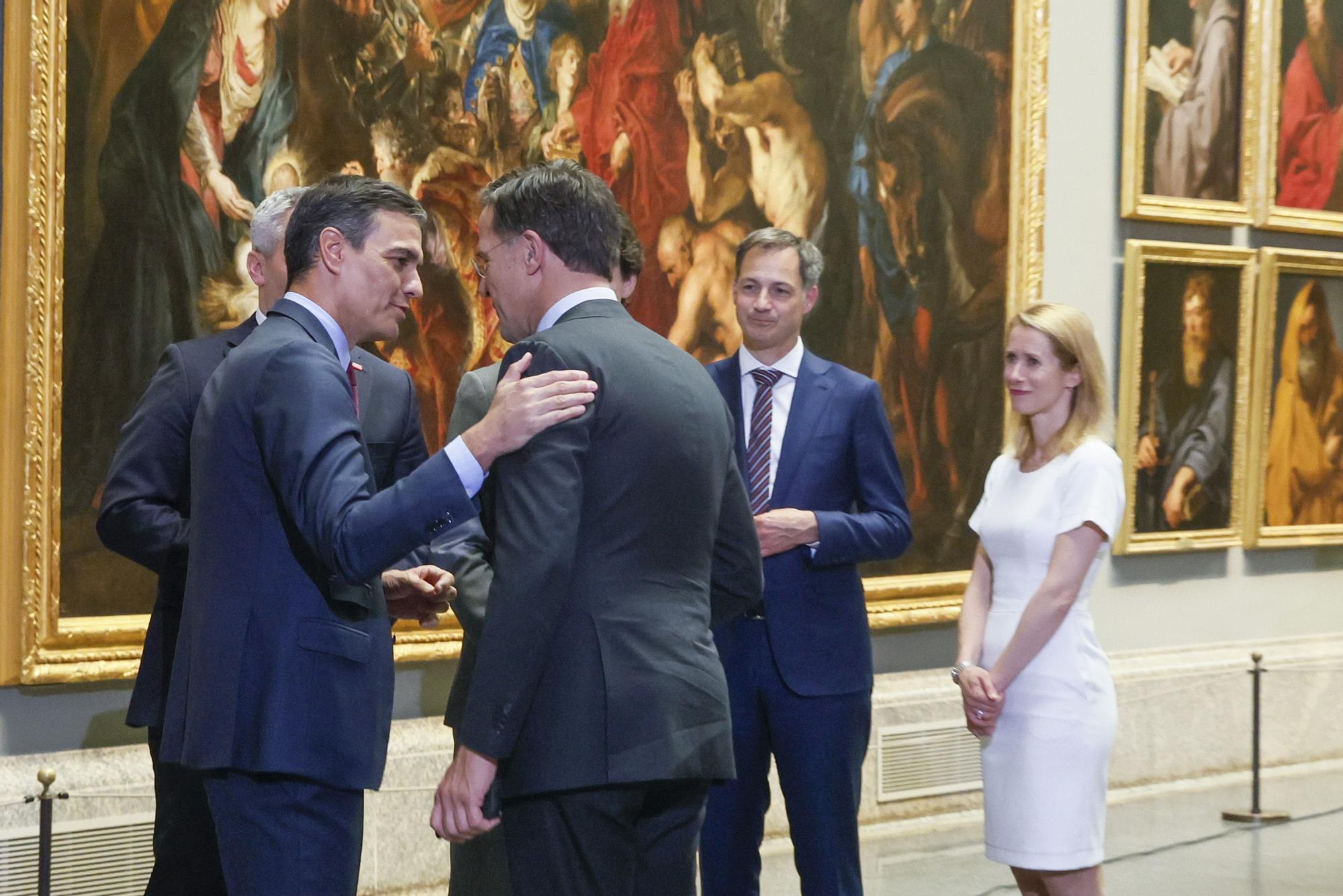 Los jefes de Estado y de Gobierno de la OTAN visitan el Museo del Prado
