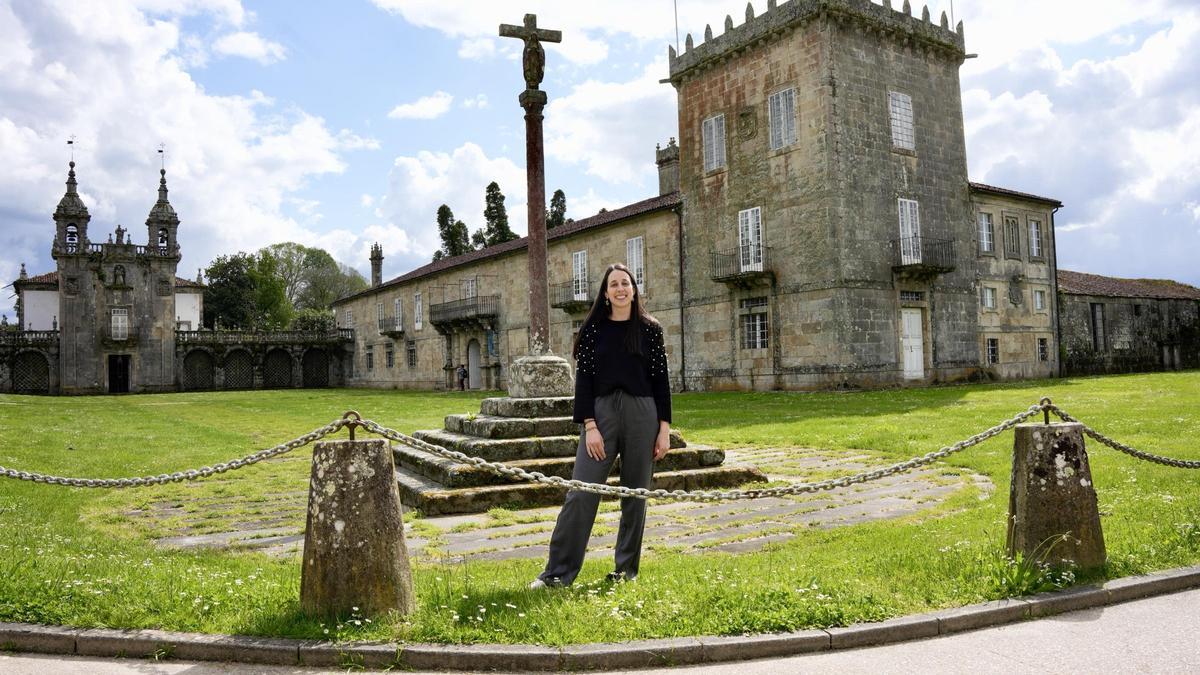 Cristina Quinteiro, pedánea de la parroquia de Oca