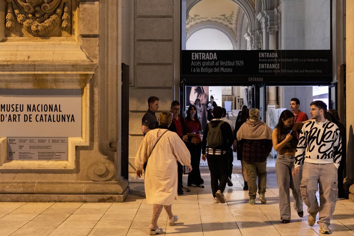 Noche de Museos en el MNAC de Barcelona