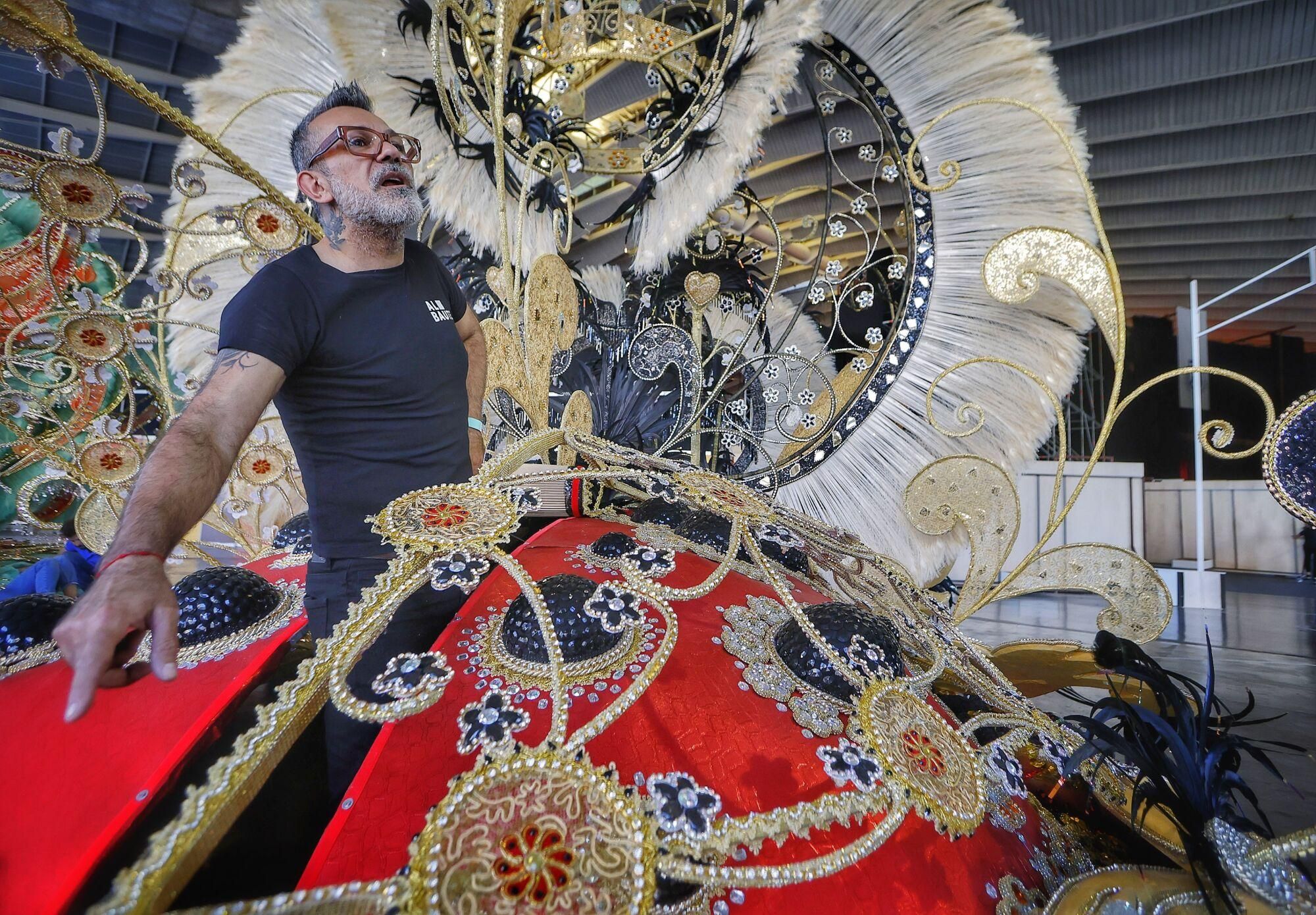 Backstage de la Gala de la Reina de Santa Cruz de Tenerife