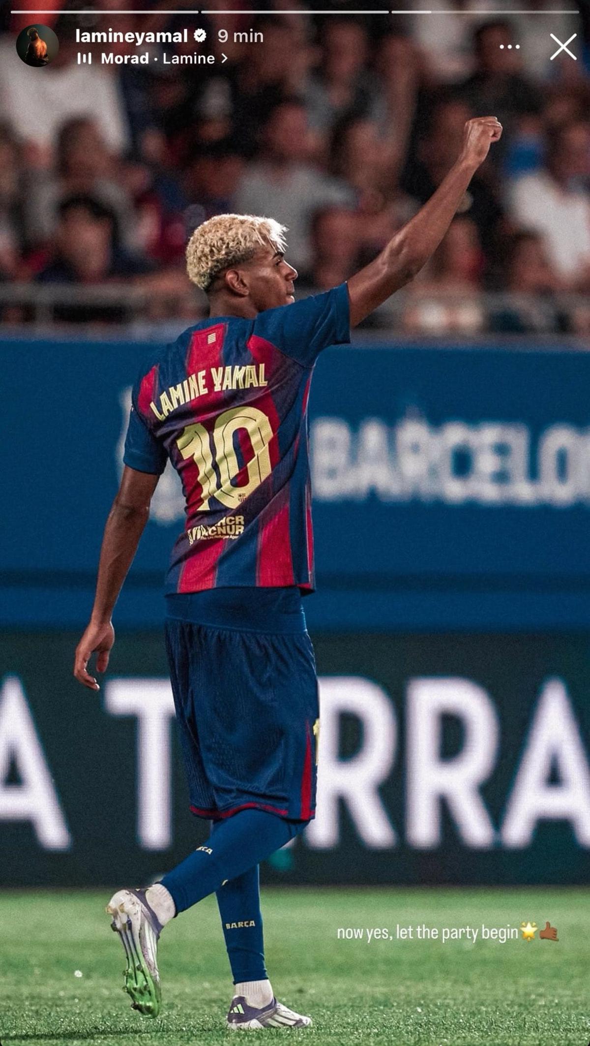 Lamine Yamal, antes del Mallorca-Barça