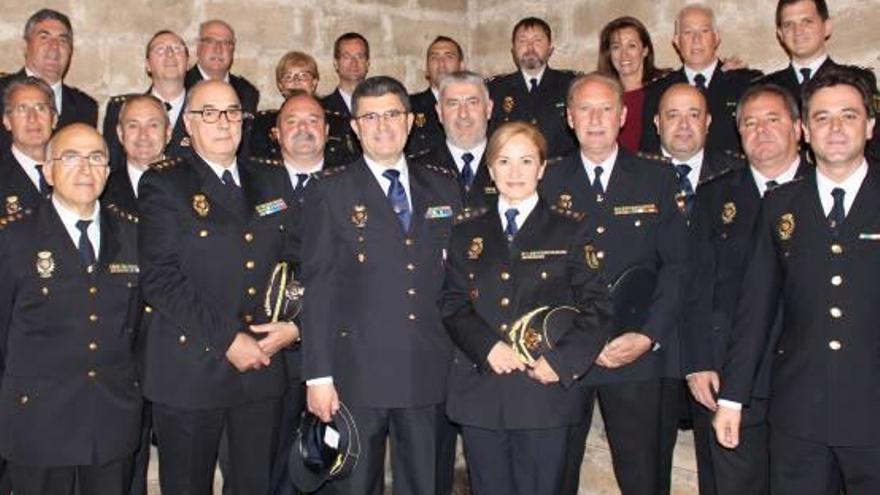 Cuasante con sus colaboradores de la provincia