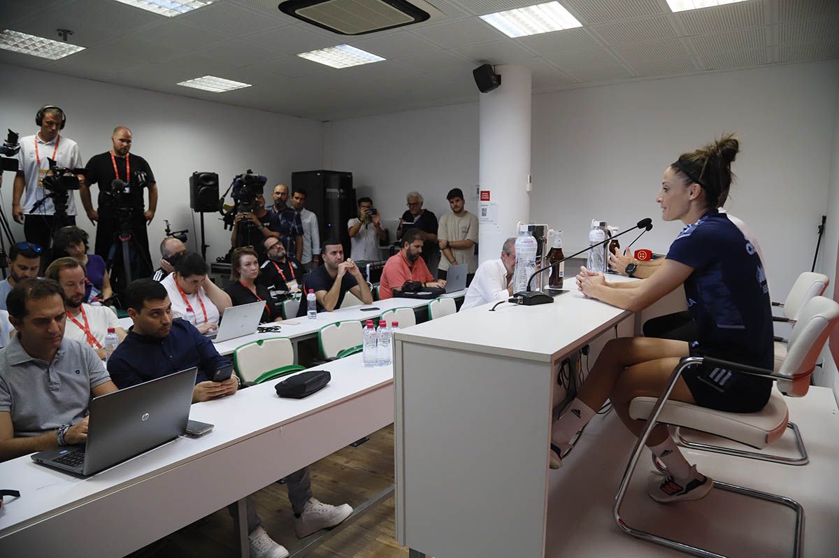 Las imágenes del entrenamiento del la selección española femenina de fútbol en El Árcangel