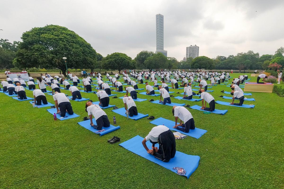 Día Internacional del Yoga en la India