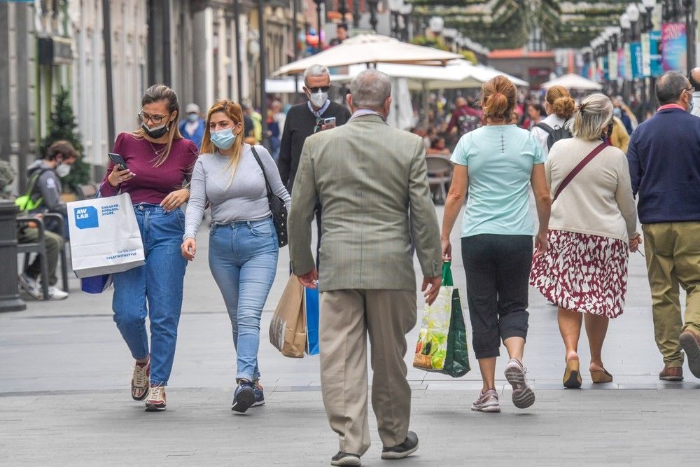 Compras en Triana antes de la Navidad (6/12/2021)