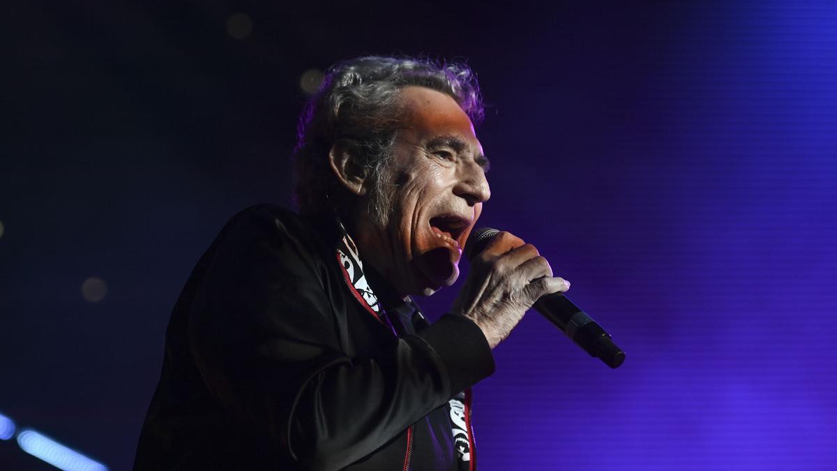 Miguel Ríos en el Palau Sant Jordi.