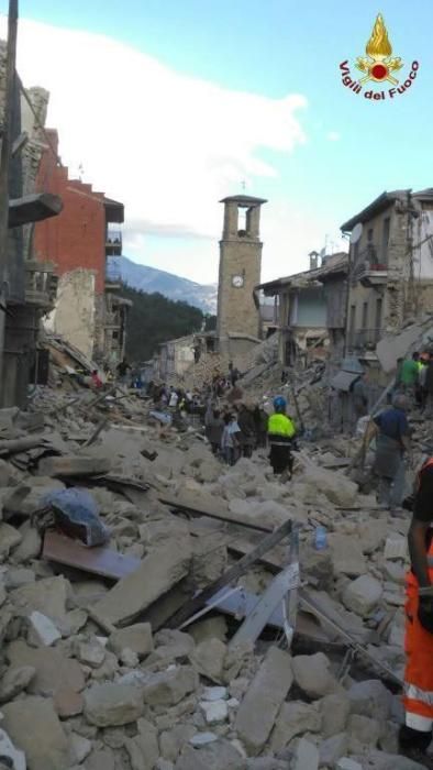 Terremoto en el centro de Italia