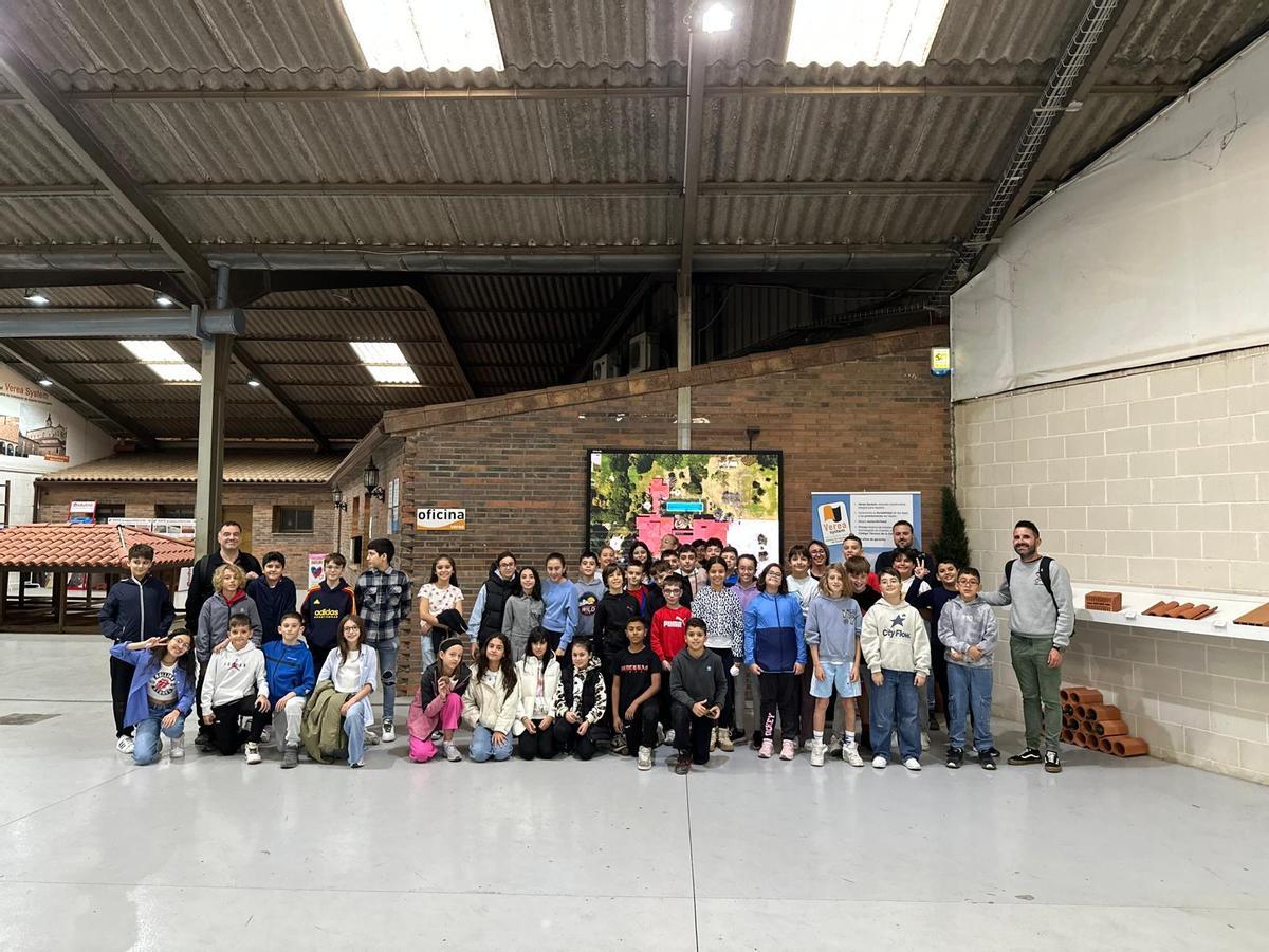 Visita escolar a Tejas Verea Campaña EnTéllate