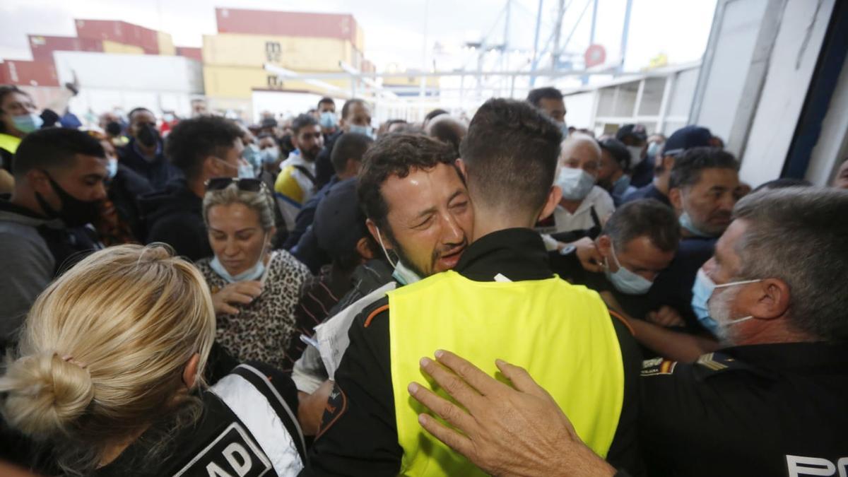 Altercados en el ferry a Orán