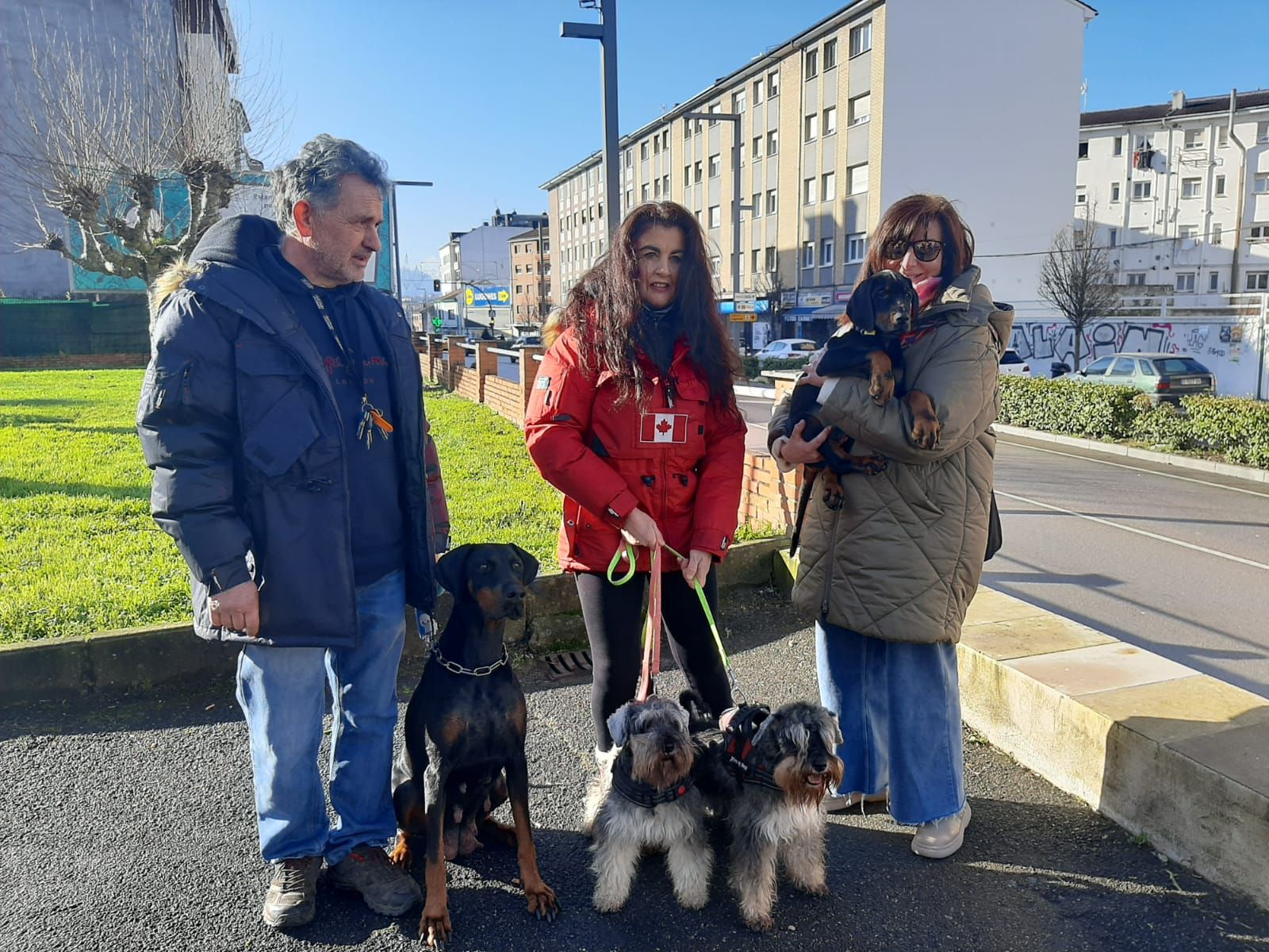 San Antón, hasta la bandera en Lugones: decenas de vecinos llevan a bendecir a sus mascotas