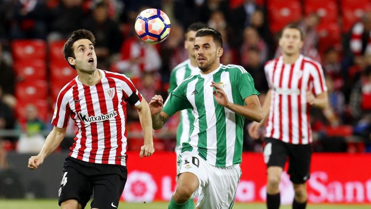 Dani Ceballos es de los que repetirá en el once del Betis respecto al partido de San Mamés