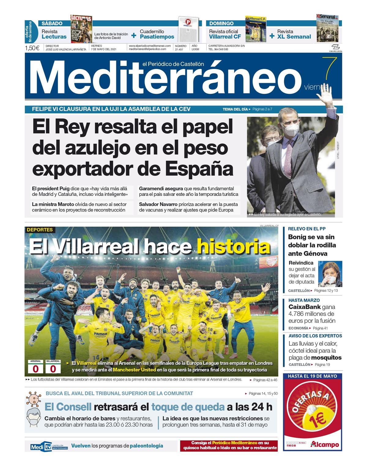 El rey Felipe VI participó en la asamblea de la CEV en 2021.