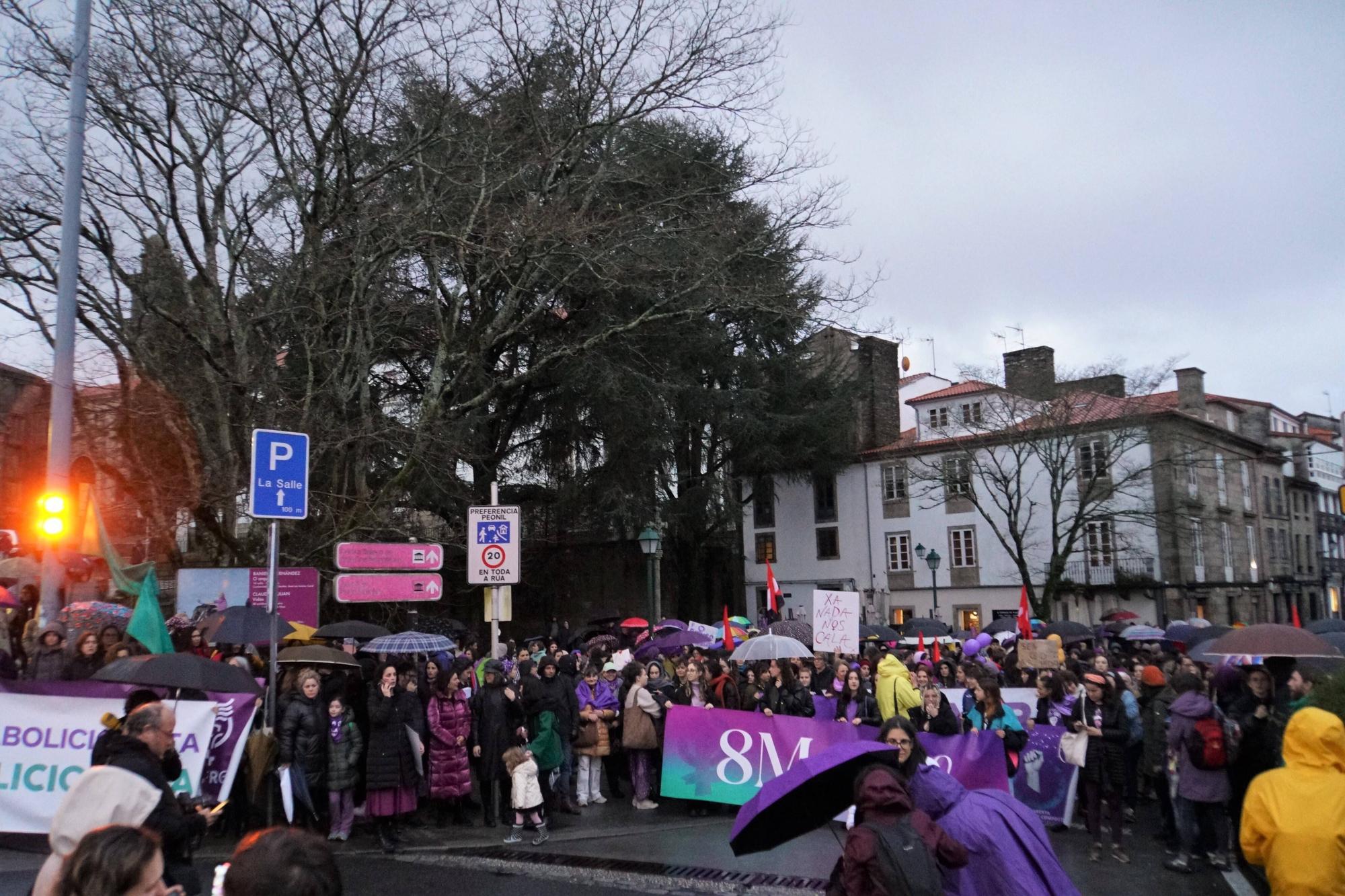 Manifestaciones 8M en Santiago de Compostela