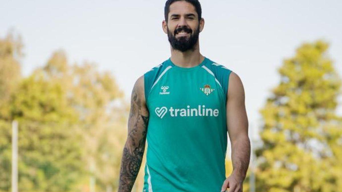Isco deja las muletas y avanza en su recuperación con el Betis