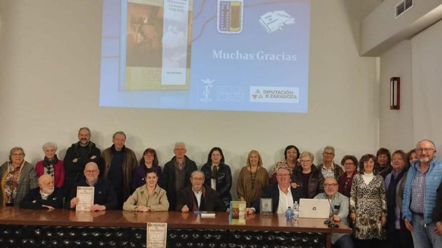 Isidro Villa presentó su obra ‘Los moriscos de Calatorao. De la conversión a la expulsión’. | SERVICIO ESPECIAL