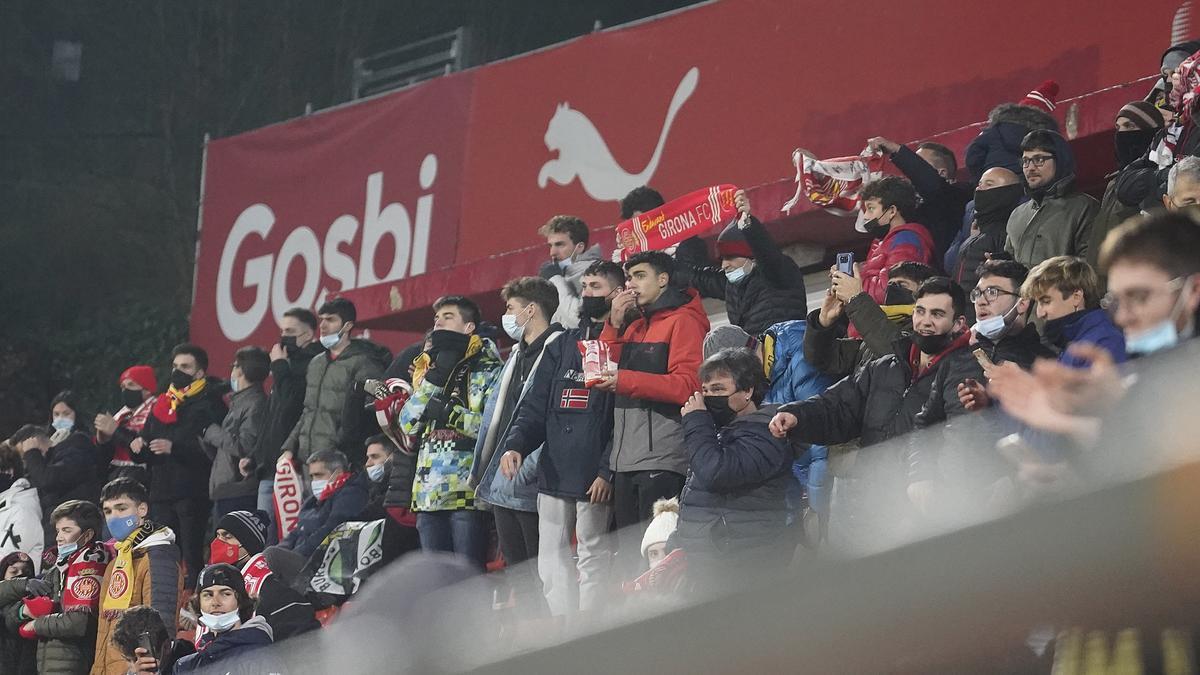 La victòria del Girona contra el Burgos a Montilivi en imatges