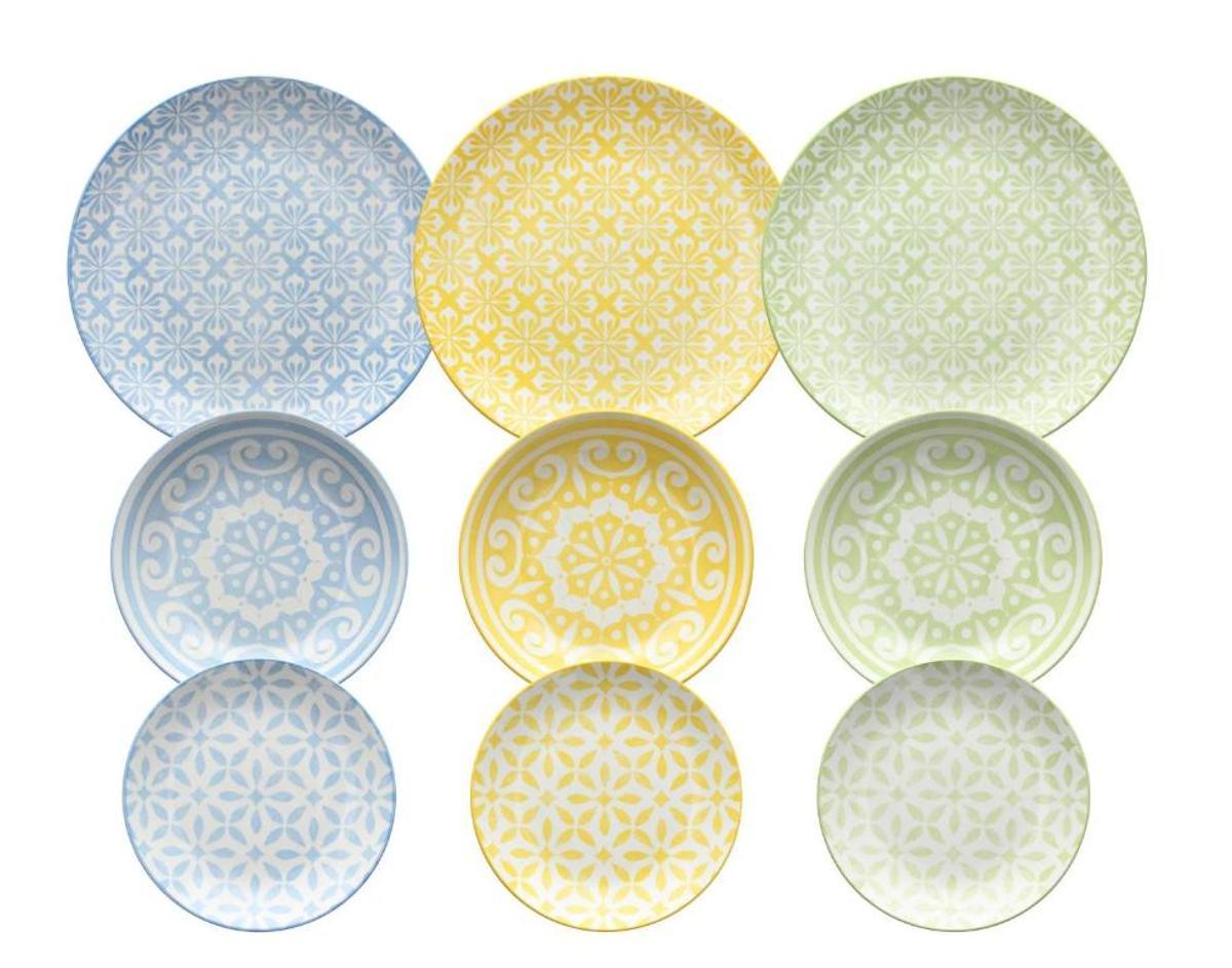 Vajilla de porcelana.
