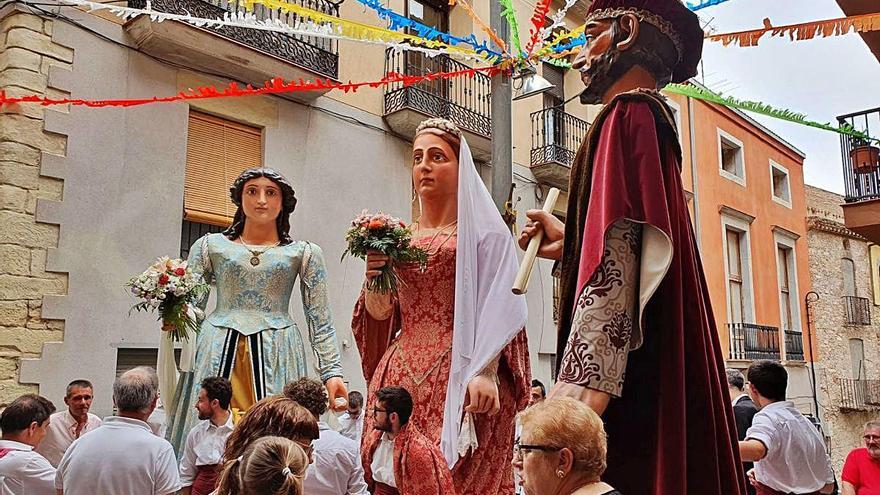 Passada dels gegants de Viserta, durant les festes de l&#039;any passat