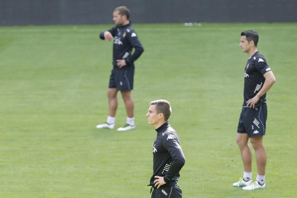 Entrenamiento del Sporting