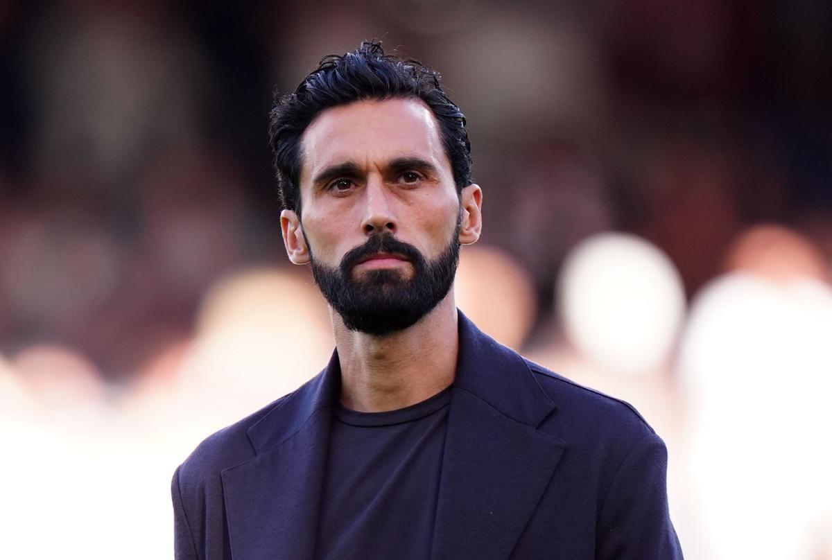 Álvaro Arbeloa, durante el partido entre el Fulham y el Manchester United.