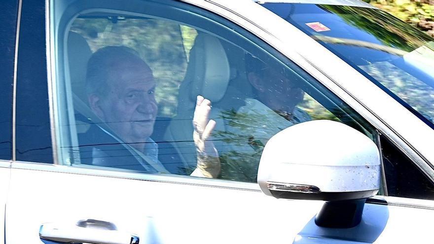 El rey emérito Juan Carlos I ya está en Galicia
