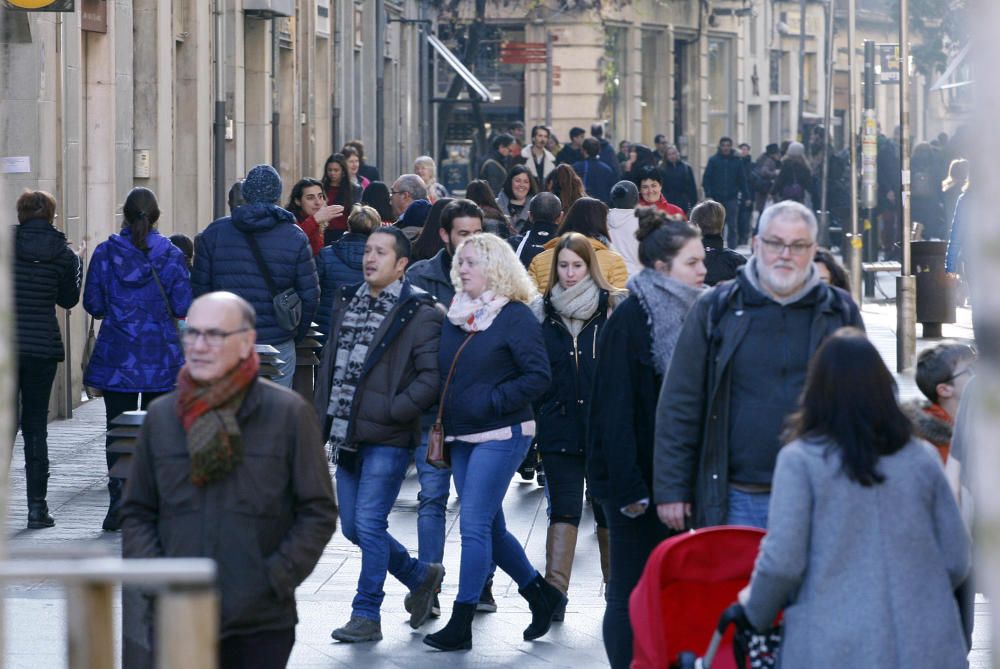 Fira de Nadal a la plaça Independència