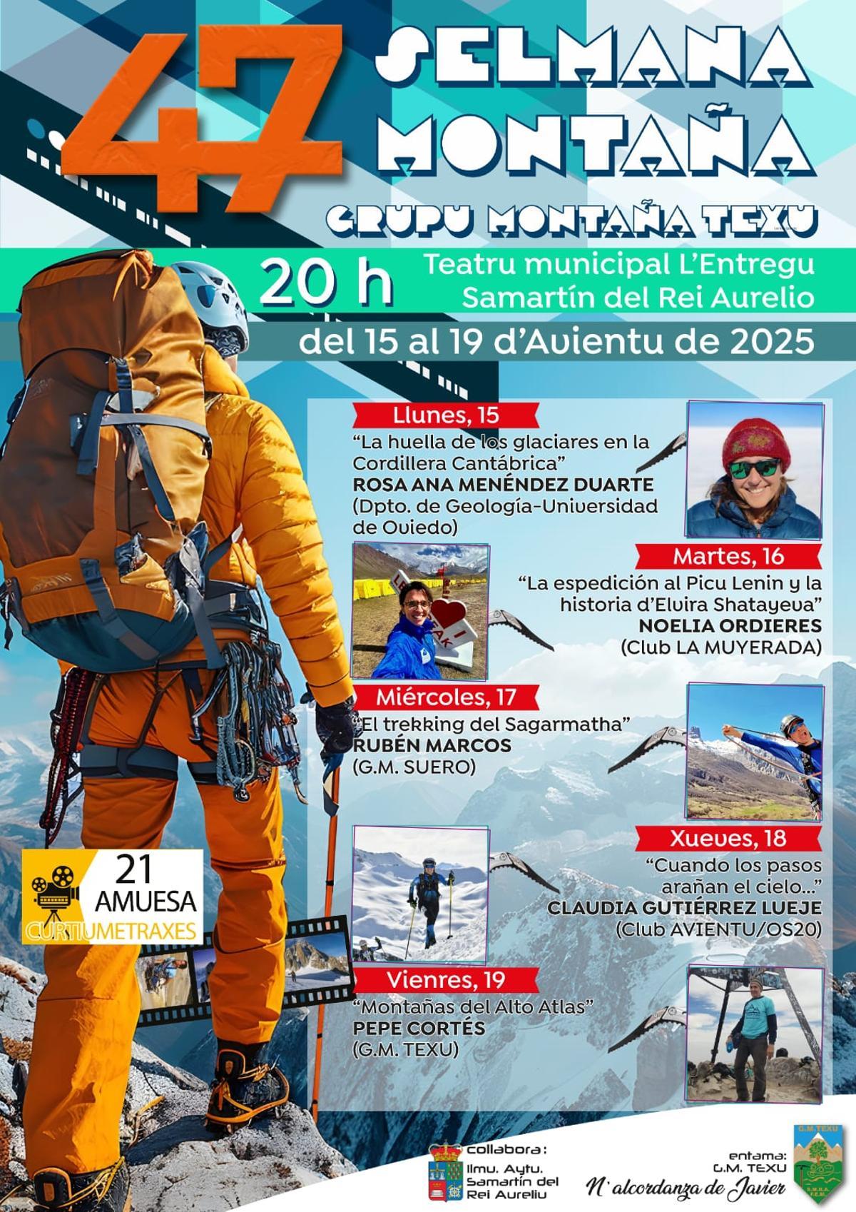 El cartel del programa.