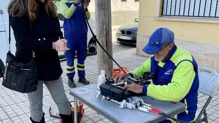 Mejoras por tierra y aire en la pedanía de Las Virtudes de Villena