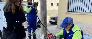 Mejoras por tierra y aire en la pedanía de Las Virtudes de Villena