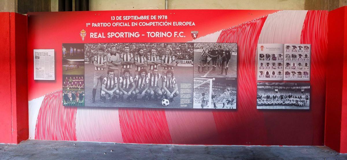 El 13 de septiembre de 1978 el Sporting disputó su primer partido europeo ante el Torino