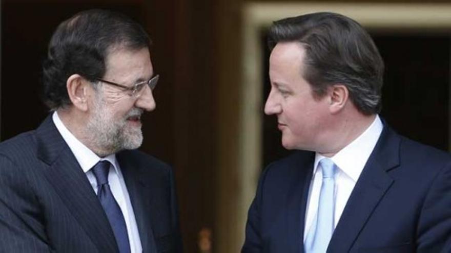 Rajoy y Cameron acercan posturas