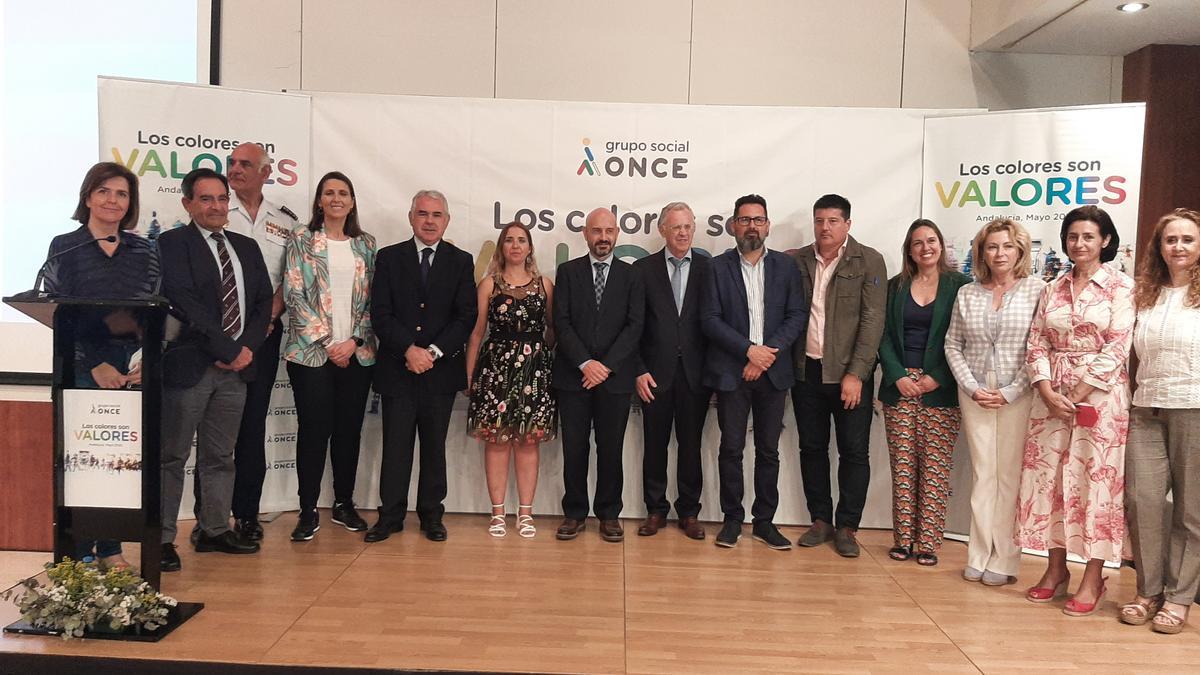 A la inauguración de la Semana del Grupo Social ONCE en Málaga acudieron representantes de diferentes instituciones