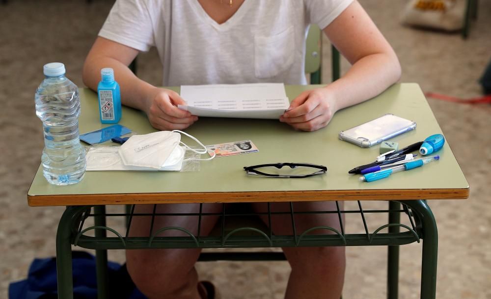 Continúan las pruebas de Selectividad.