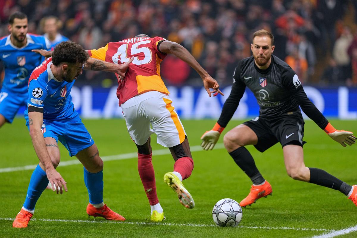 Champions: Galatasaray - Atlético de Madrid, en imágenes