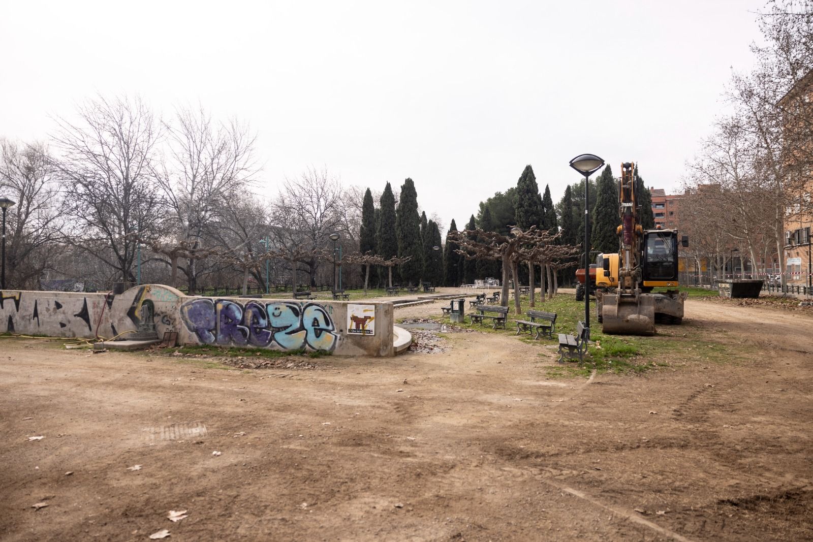 Este es el estado actual del parque Bruil