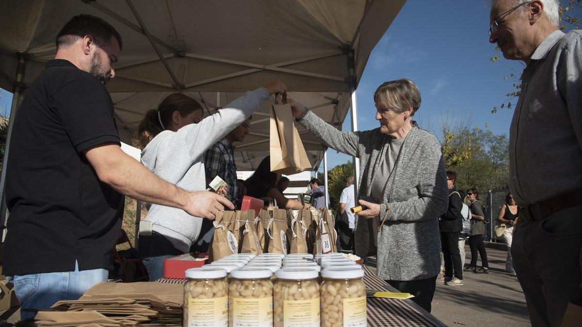 La Fira de la Mongeta de Castellfollit del Boix, l'any passat