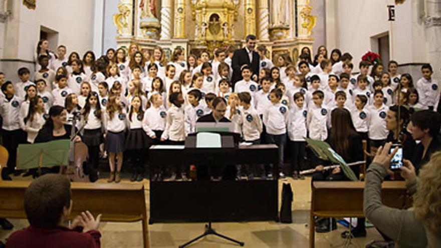 Los miembros del coro, durante el concierto del año pasado.