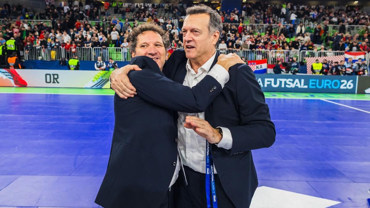 Velasco y 'Chicho', su ayudante en Inter y en la selección