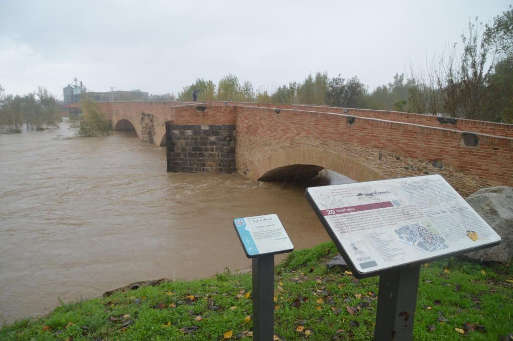 Imatges del temporal del diumenge 18 de novembre