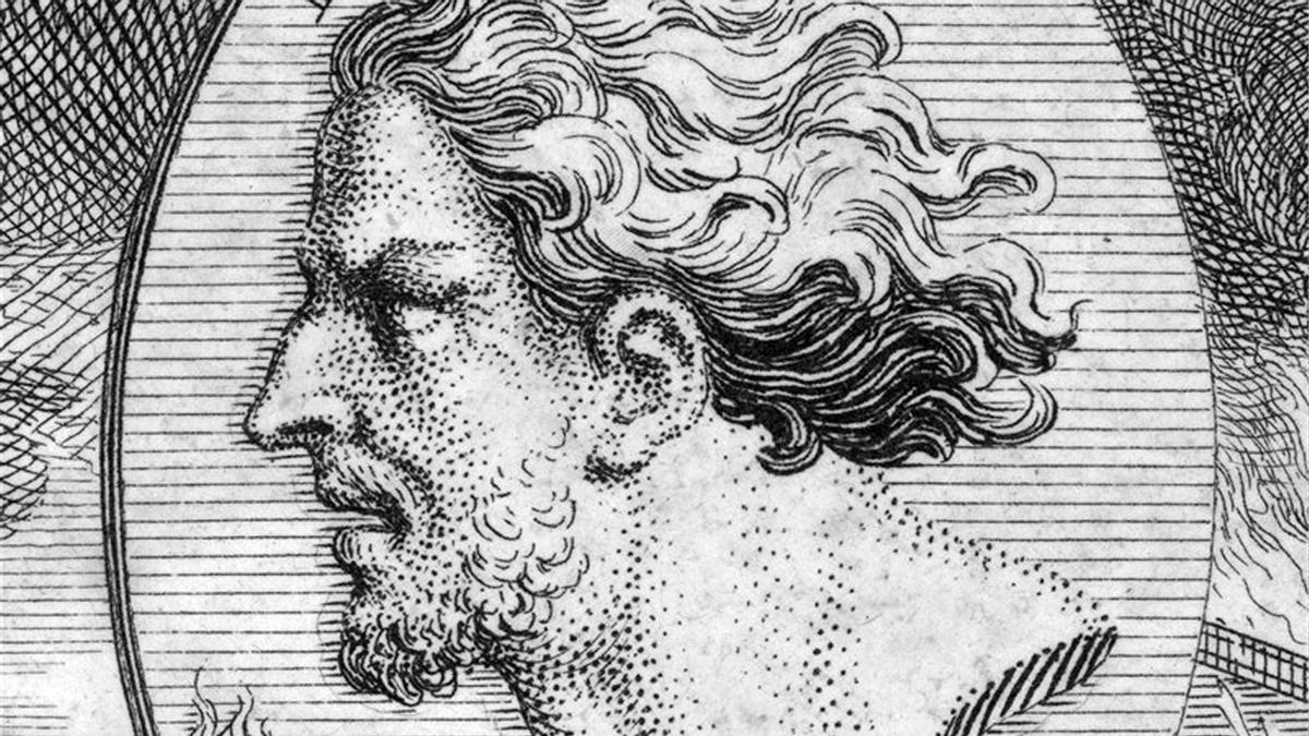 Grabado de Eróstrato.