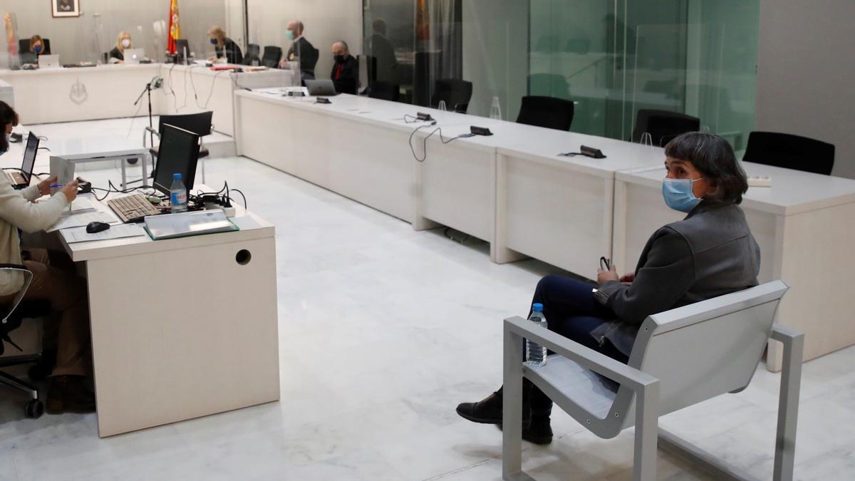 La exjefa de ETA, Soledad Iparaguirre, en un juicio.