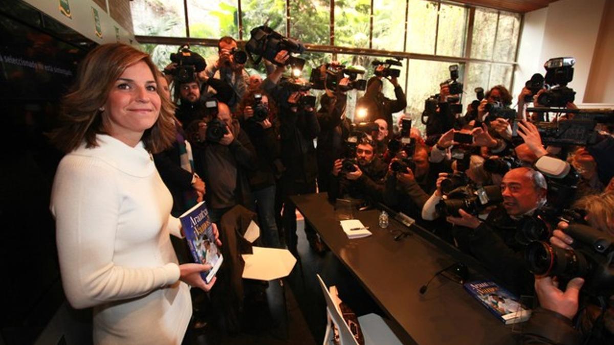 Arantxa Sánchez Vicario, durante la presentación .