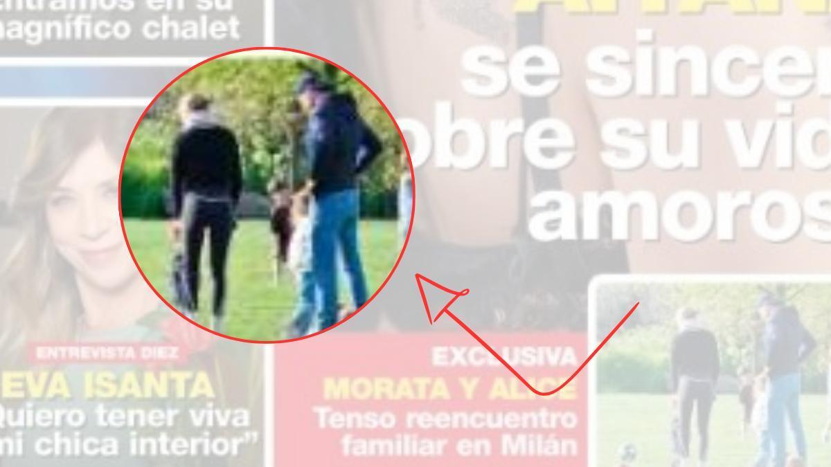 Álvaro Morata y Alice Campello, pillados por la revista 'Díez Minutos'