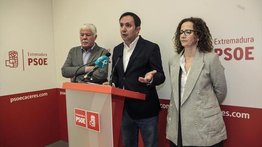 El PSOE pide 250 millones para la provincia de Cáceres en inversiones