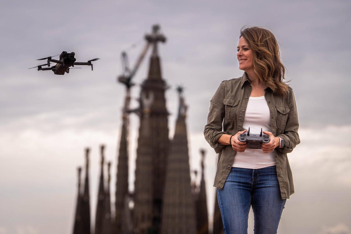 Nuria Puentes, fotógrafa y piloto de dron, cuyas imágenes darán la vuelta al mundo a través de 'National Geographic'.